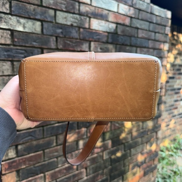 Coach Caramel Soft Leather Demi Legacy Shoulder Bag (9564) - Picture 5 of 9